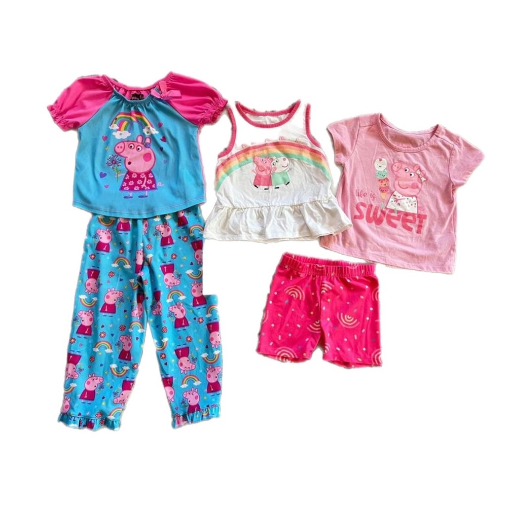 Girls Peppa Pig PJ lot (size 3t)